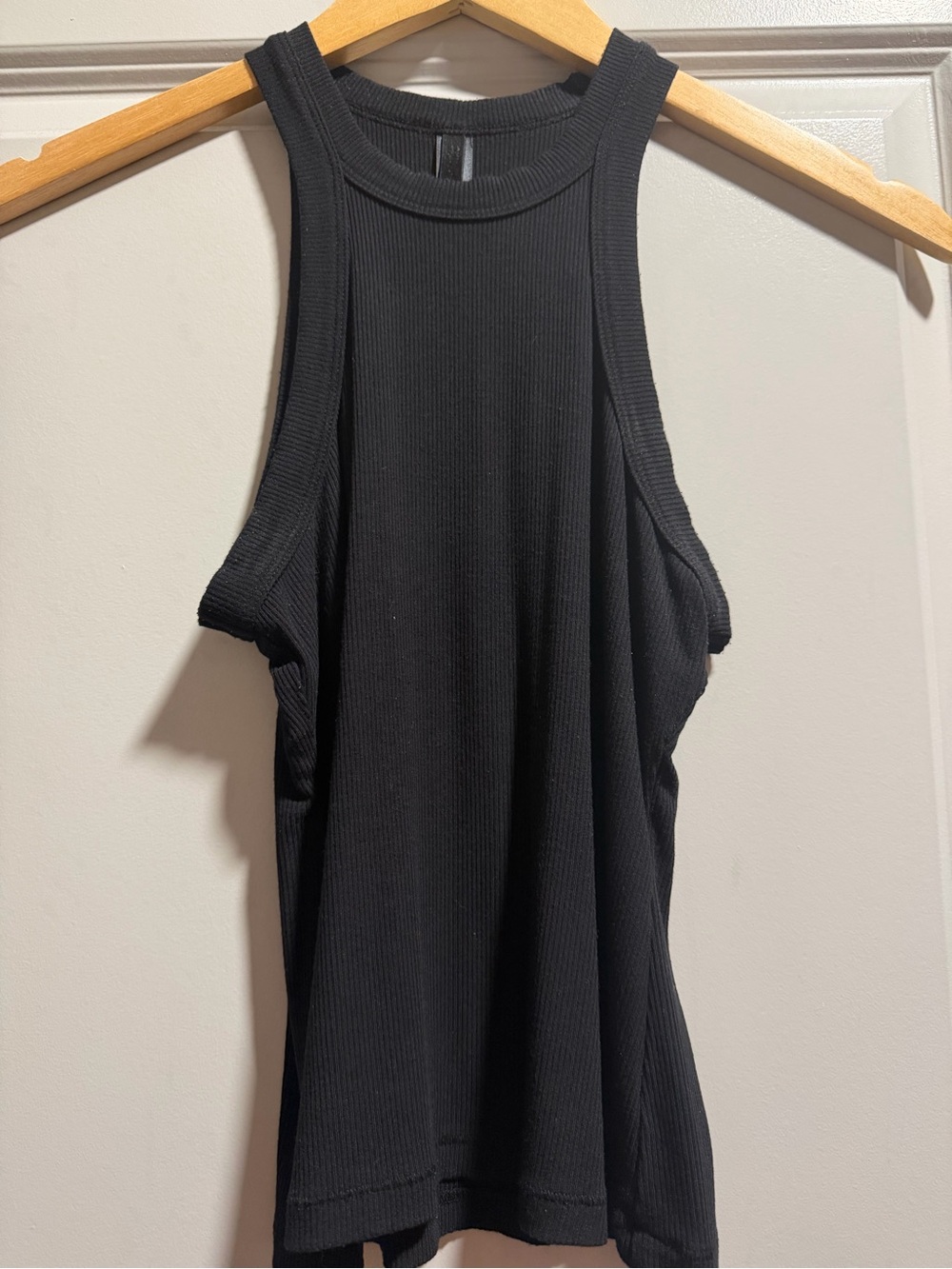 SKIMS Black Ribbed Racerback Tank Top - Women